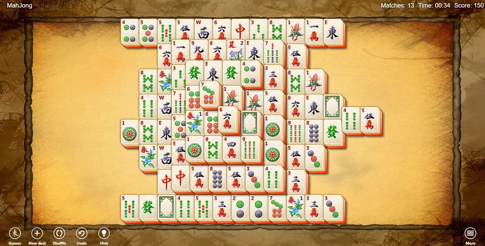 jogo chinês Mahjong – Conjunto clássico Mahjong para a família