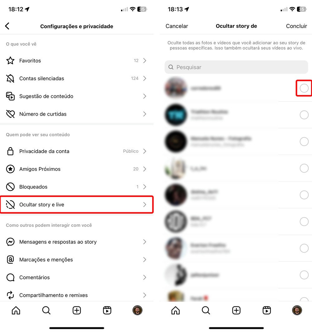 Como colocar destaque no Instagram sem que os seguidores vejam Stories