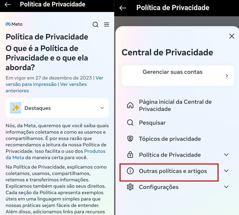 Como se opor a coleta de dados para desenvolvimento de IA da Meta? — Foto: Beatriz Abilio/TechTudo