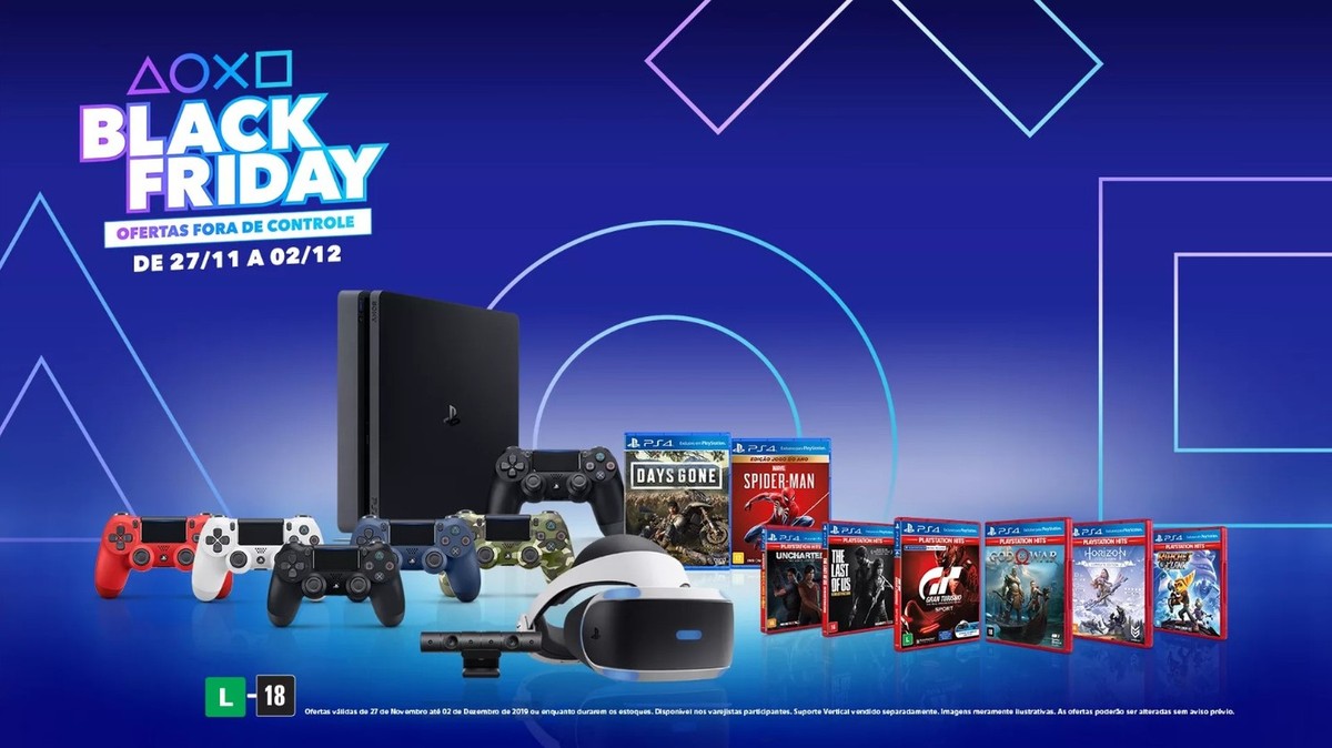 PS4 em Oferta na Black Friday Brasil 2023 - Playstation 4 em Promoção