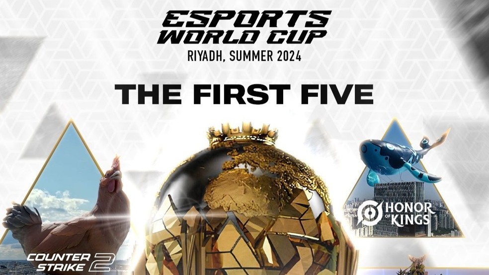 Esports World Cup 2024 conta com jogos diversos — Foto: Divulgação/Esports World Cup 2024, Esports World Cup 2024, Conheça os detalhes