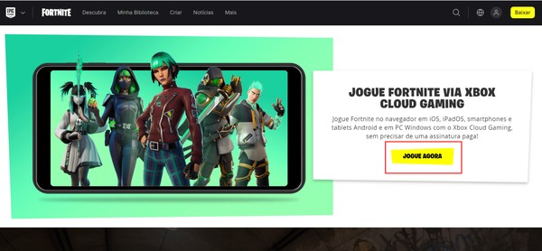 Jogue Fortnite no iOS, iPadOS, celulares e tablets Android e Windows PC com  Xbox Cloud Gaming gratuitamente - Xbox Wire em Português