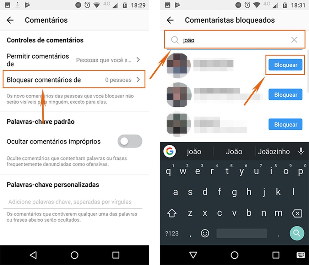 Aprenda a desativar os comentários com GIFs no Instagram