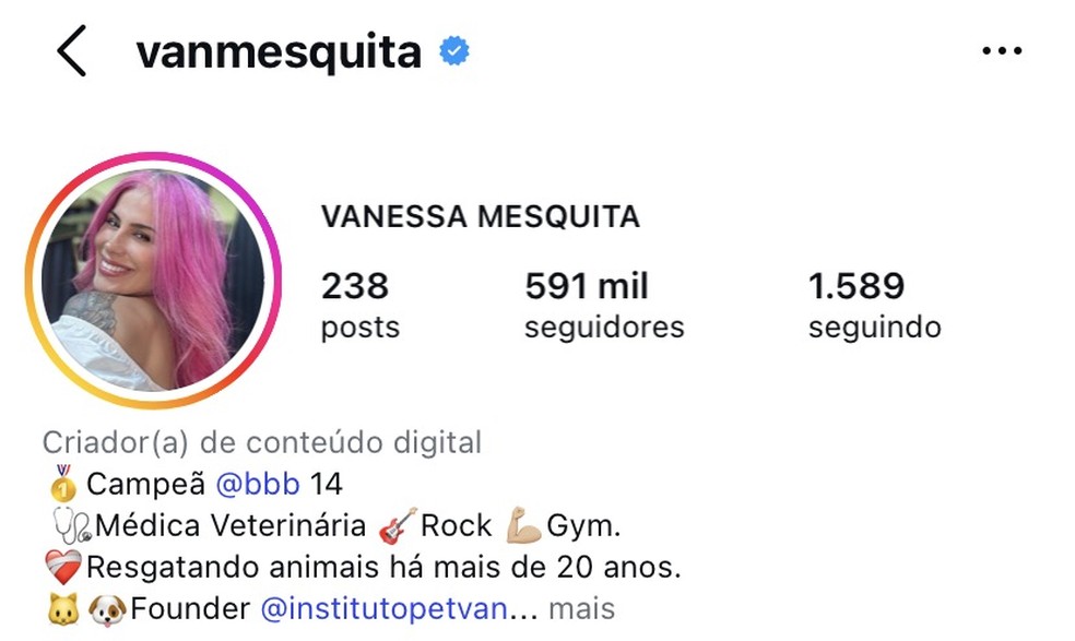  Reprodução/Instagram