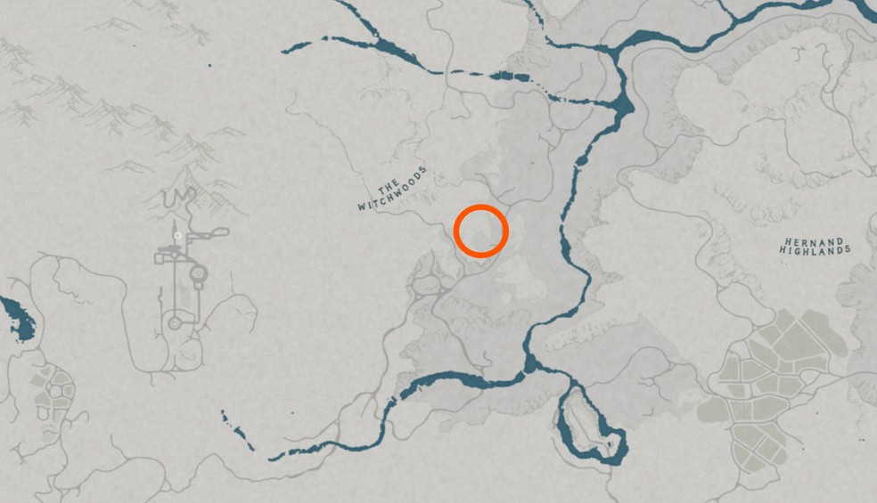  Reprodução/Map Genie. Editado por Róbson Martins