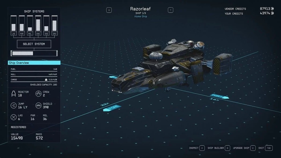 Starfield: Um jogador vence o jogo enquanto apenas ataca com armas