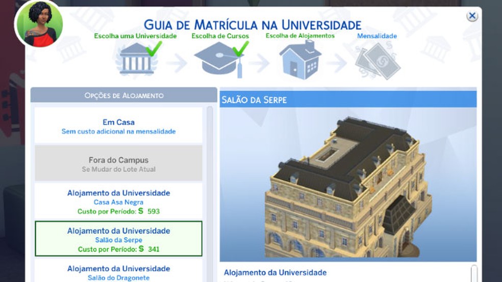 Casa Simples de Estudante, The Sims 4