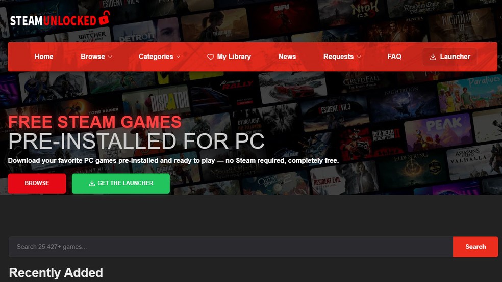 SteamUnlocked tem vírus? Entenda riscos de baixar jogos pelo site
