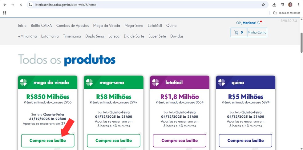  Reprodução/Mariana Tralback