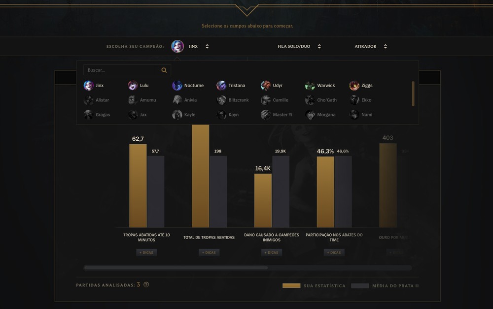 League of Legends: saiba como usar a ferramenta 'Seu Desempenho'