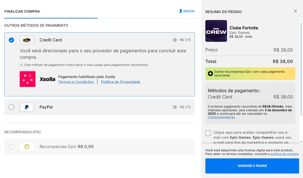  Reprodução/Róbson Martins