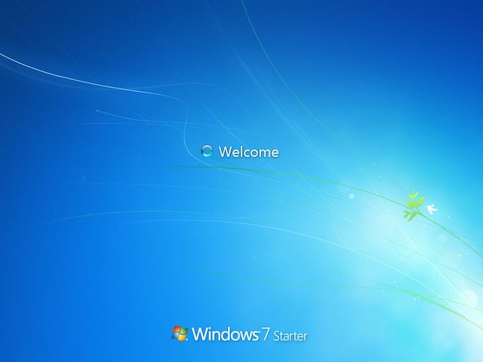 Iniciando uma versão do Windows Starter  — Foto: Divulgação/Microsoft