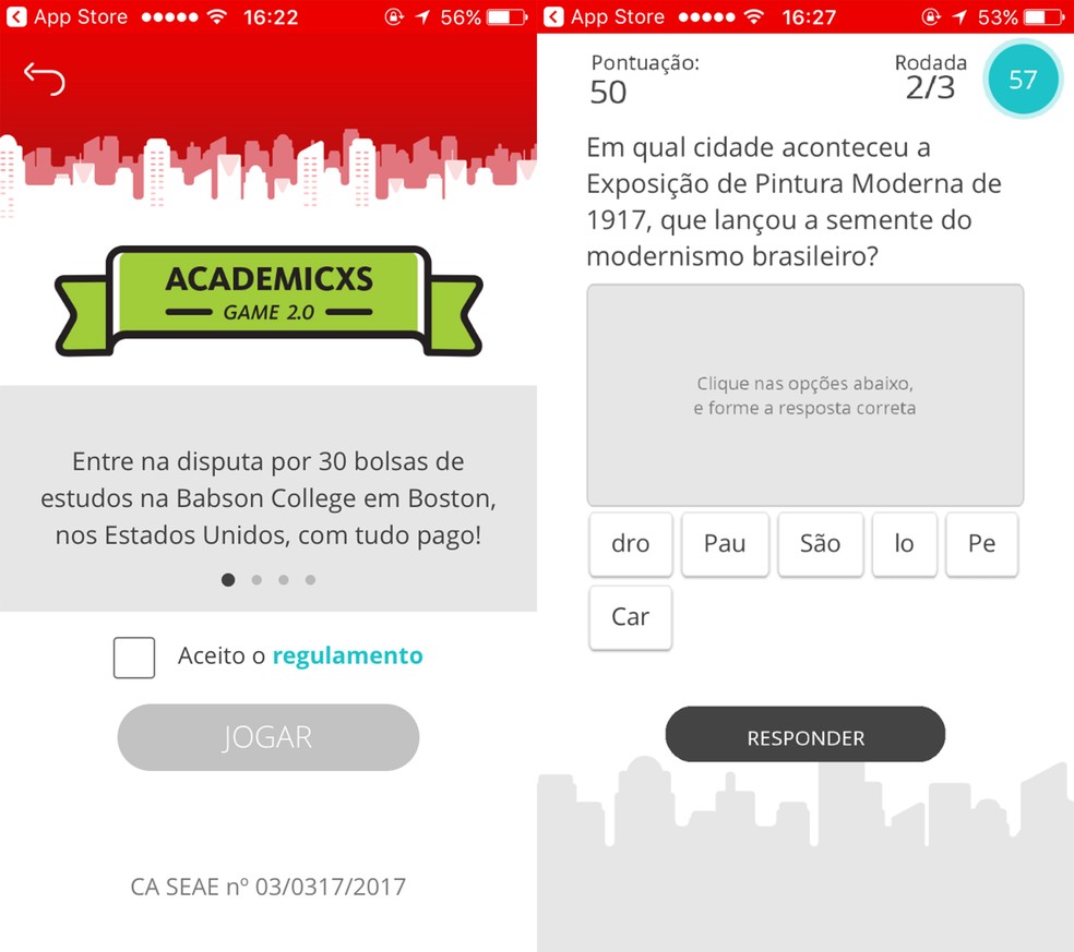 Gincana com games promove viagem de estudos com tudo pago aos EUA — Foto: Reprodução/Felipe Vinha
