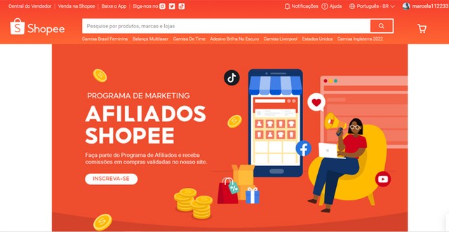 Afiliado Shopee: veja como ser em passo a passo pelo celular e pelo PC