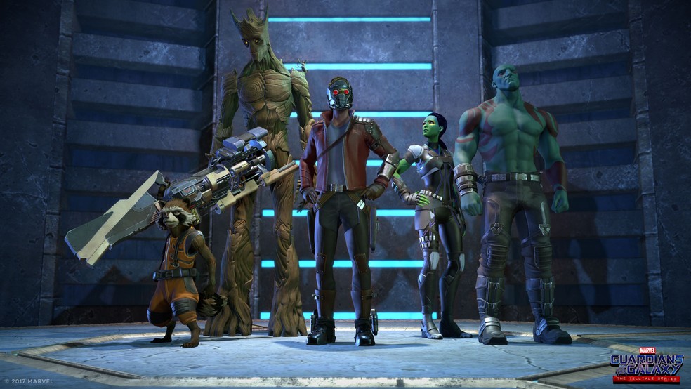 Marvel's Guardians of the Galaxy possui trilha sonora envolvente — Foto: Reprodução/Steam