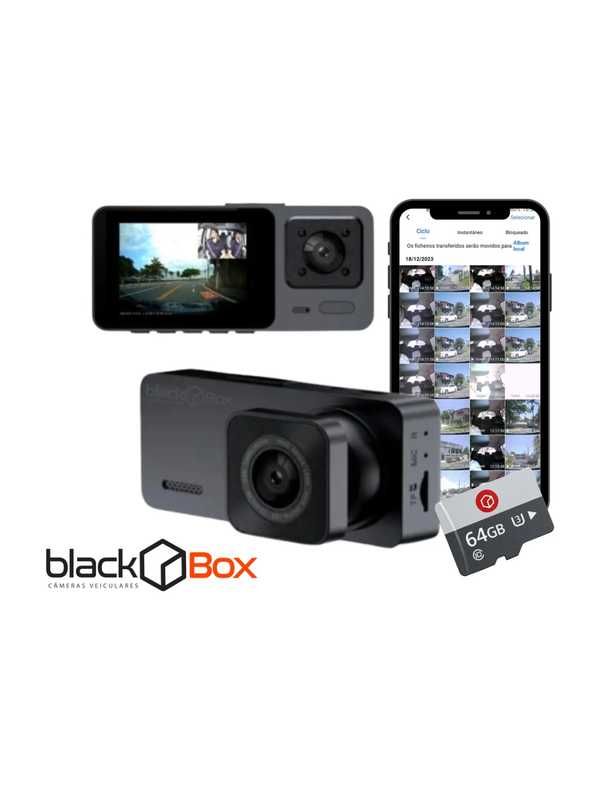 Câmera veicular Black Box GP Dual