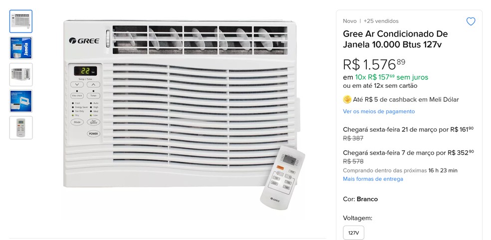  Reprodução/Mercado Livre