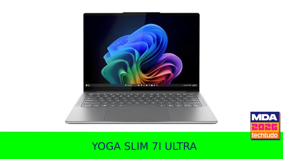 Yoga Slim 7I Ultra MDA 2026 — Foto: Arte/TechTudo