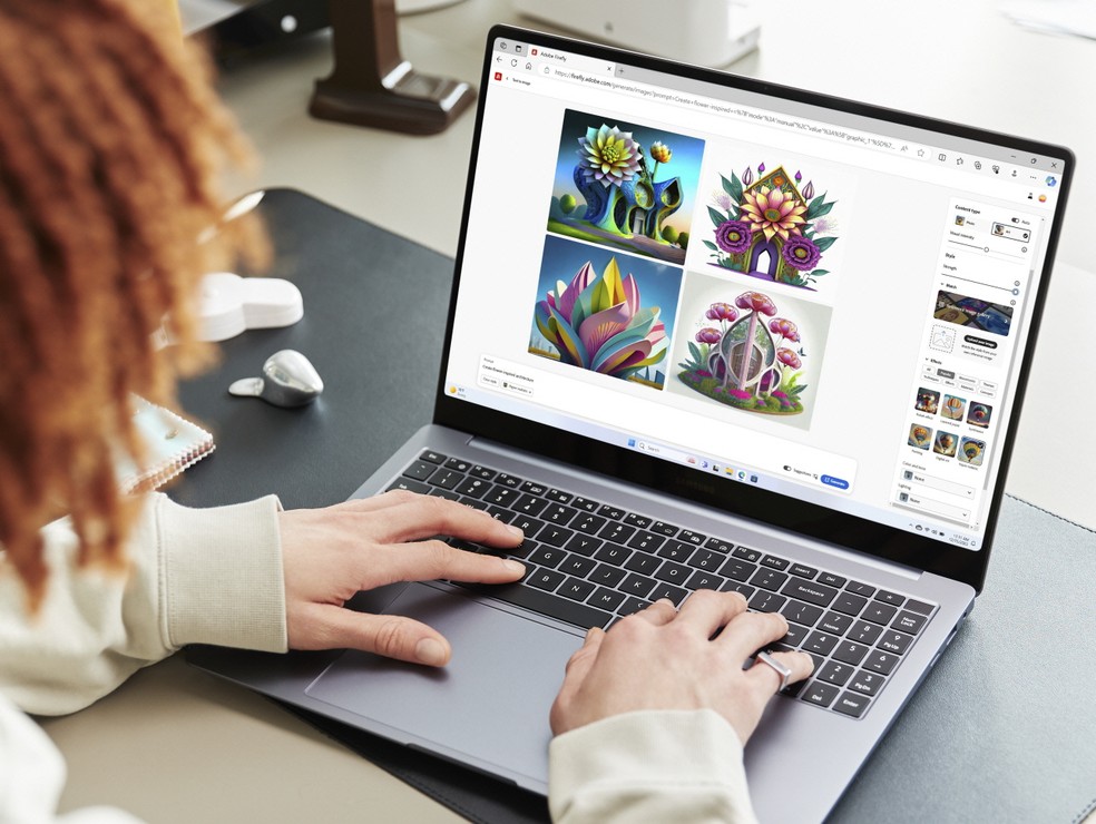 Galaxy Book4 Ultra é o único da nova linha com GPU dedicada — Foto: Divulgação/Samsung