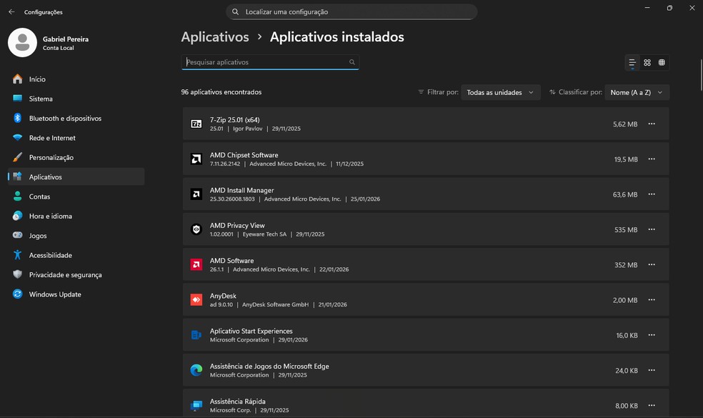  Reprodução/Gabriel Pereira