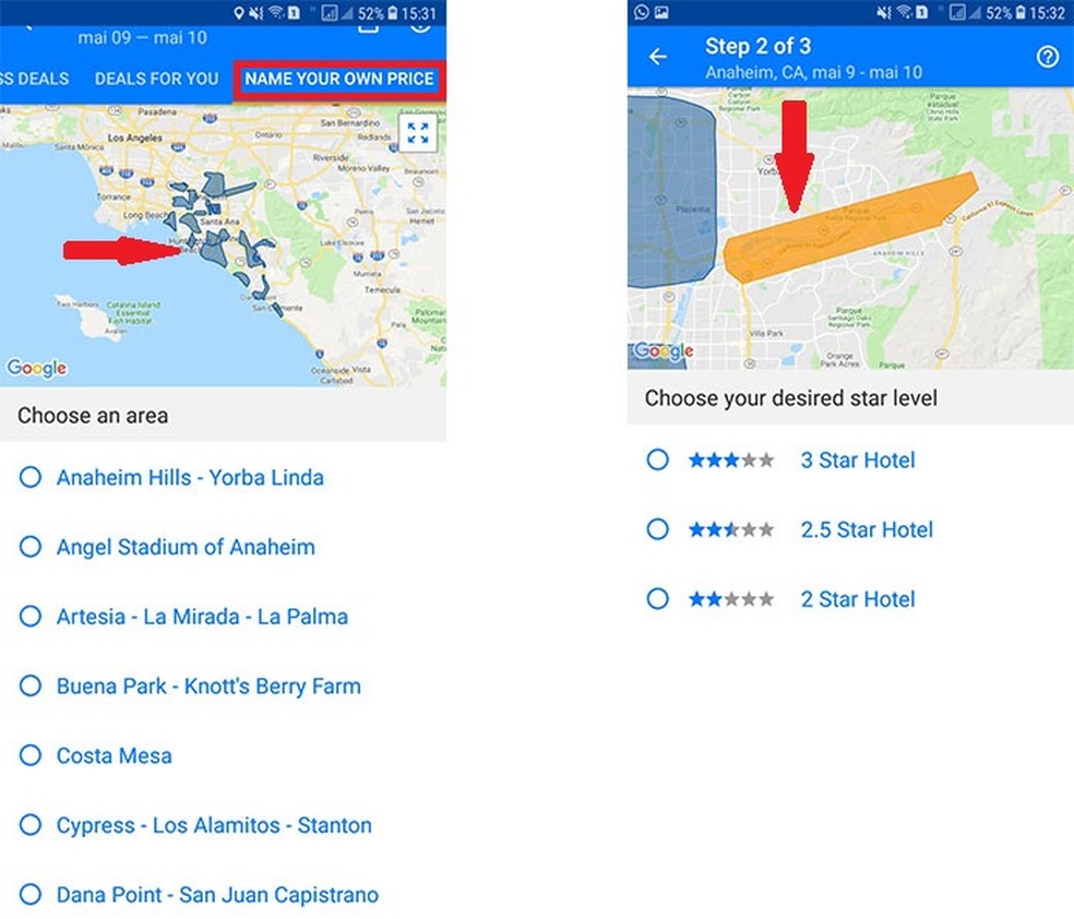 Como usar o app Priceline para ter descontos em hotéis, voos e carros