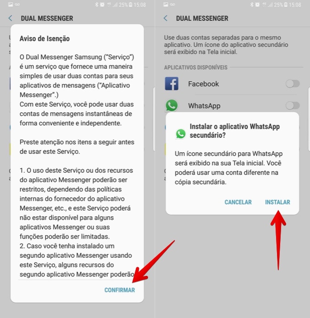 Como ter dois WhatsApp no mesmo celular Samsung Galaxy