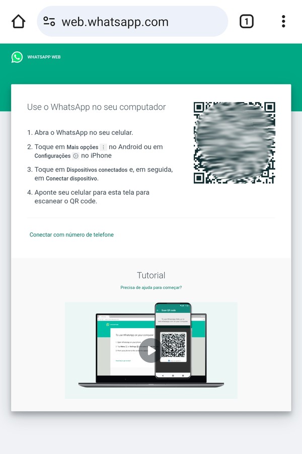 Como entrar no WhatsApp Web pelo PC e pelo celular passo a passo