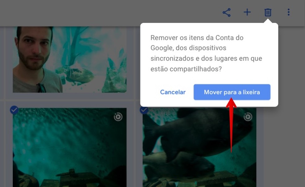Como apagar todas as fotos do Google Fotos