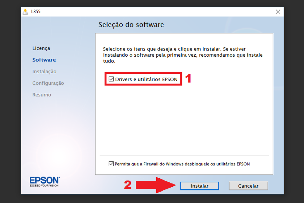 Como baixar e instalar o driver da impressora Epson EcoTank L355