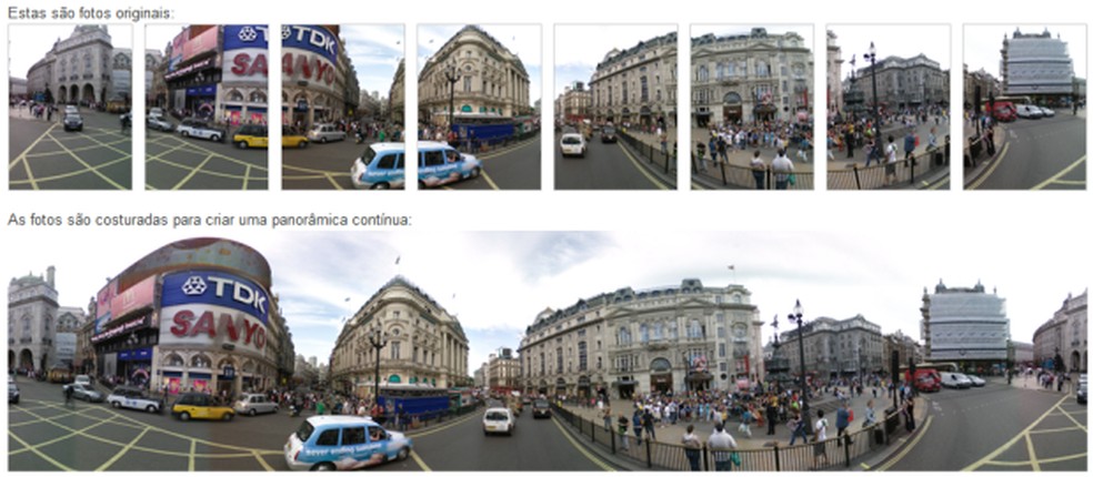 Sistema do Street View 'costura' as imagens para uma melhor visualização (Foto: Reprodução/Google) — Foto: TechTudo
