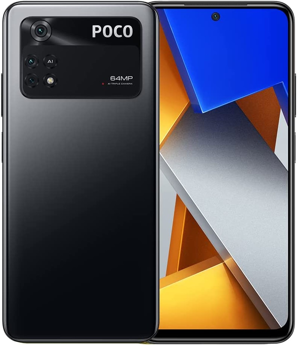 DOINK Cover Portafoglio Per Xiaomi Poco M4 Pro (4G) – Pelle PU E TPU, Slot Per Carte, Supporto, Chiusura Magnetica, Nero