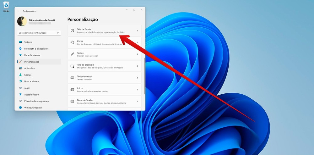 Como mudar o papel de parede do Windows 11