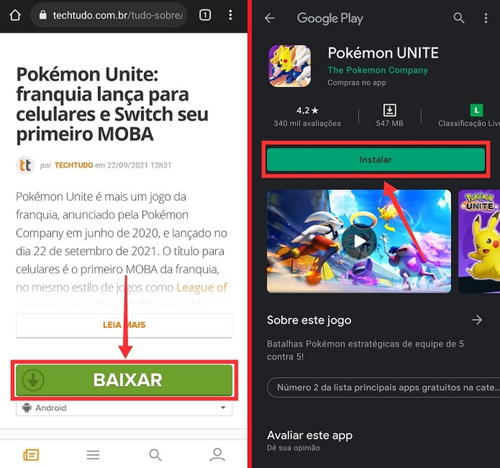 Pokémon UNITE – Apps no Google Play