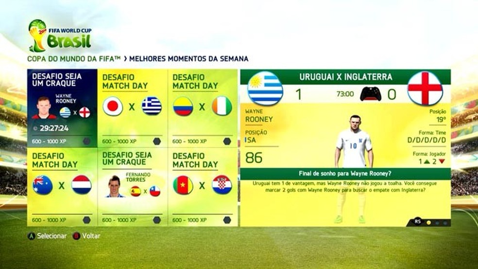 Copa do Mundo Fifa 2014: aprenda a personalizar a dificuldade do game