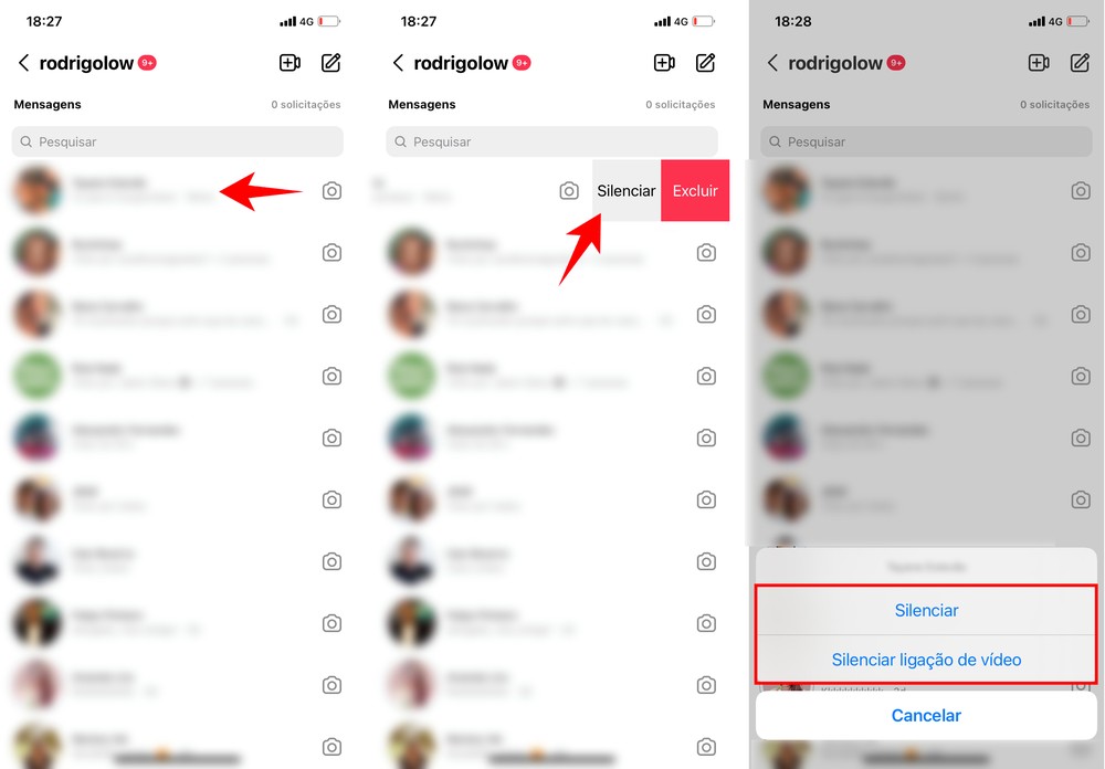 Como silenciar alguém no Instagram