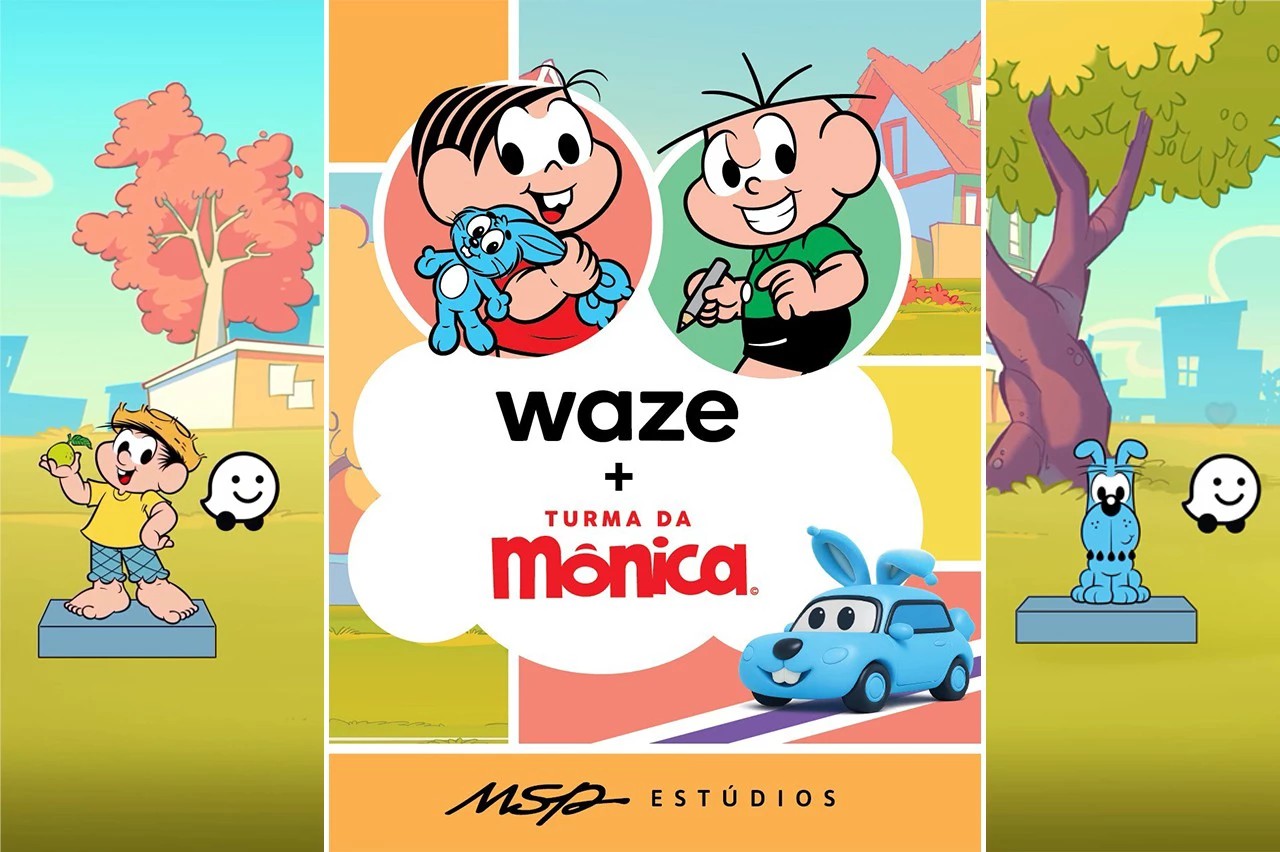 Turma da Mônica no Waze: confira como colocar as vozes dos personagens no app