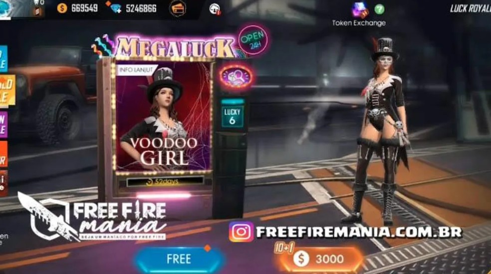  Reprodução/Free Fire Mania