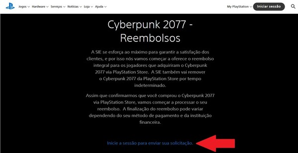 Cyberpunk 2077 é removido da PS Store; saiba pedir reembolso no