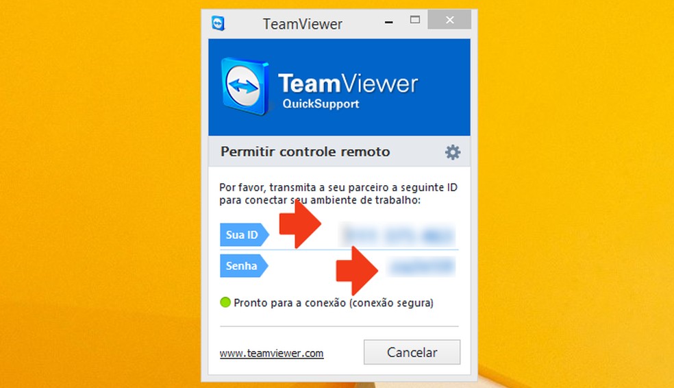 Colocação de pinos - TeamViewer Support