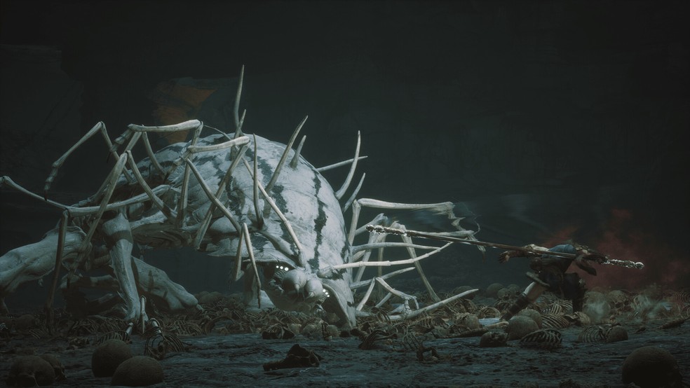 Black Myth Wukong tem chefões de formas animalescas e elementais — Foto: Reprodução/Steam