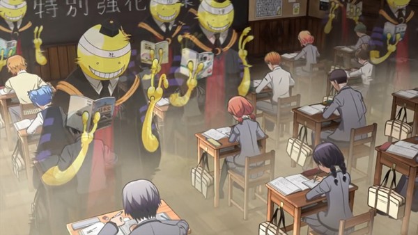 Assassination Classroom  Anime - Alunos tem que salvar o mundo