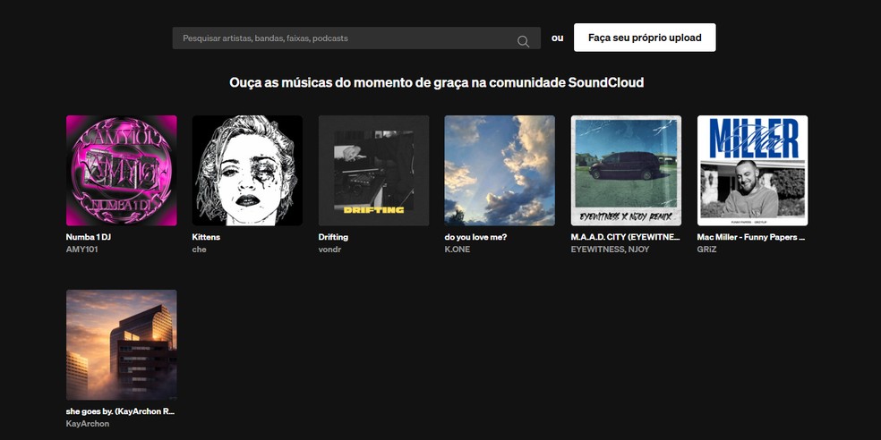  Reprodução/SoundCloud