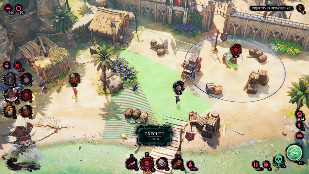 Shadow Gambit: The Cursed Crew é o mais novo game com temática de piratas dos mesmos desenvolvedores de Desperados 2 e Shadow Tactics: Blades of the Shogun — Foto: Reprodução/Steam
