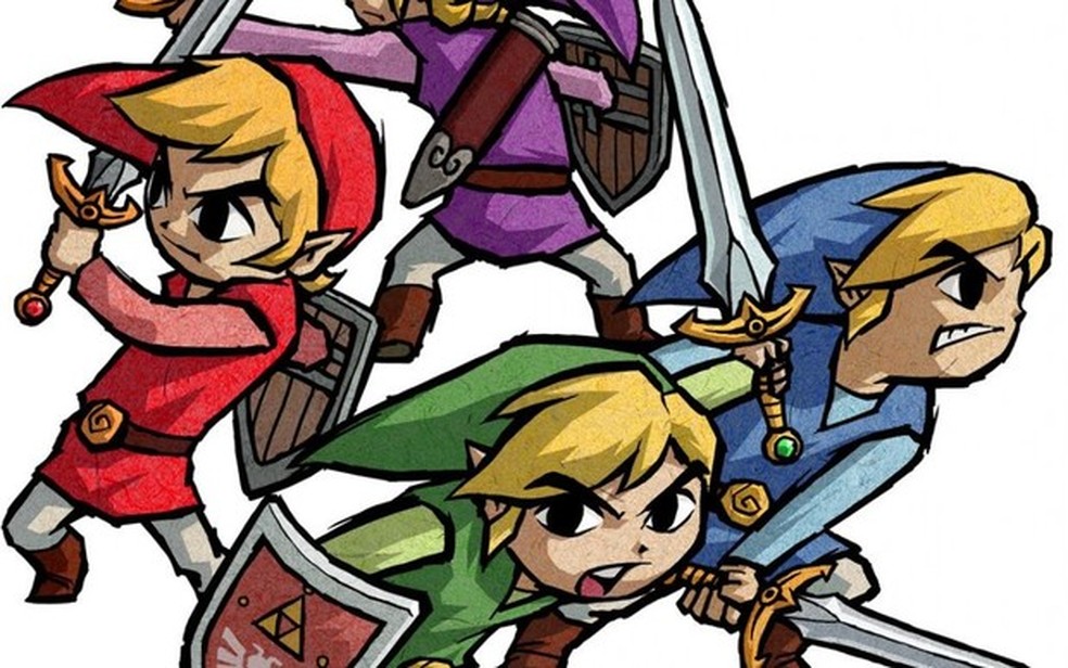  Games - The Legend of Zelda: A Link to the Past and Four  Swords