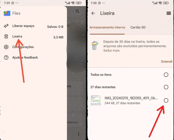 Onde Fica A Lixeira Do Celular Xiaomi