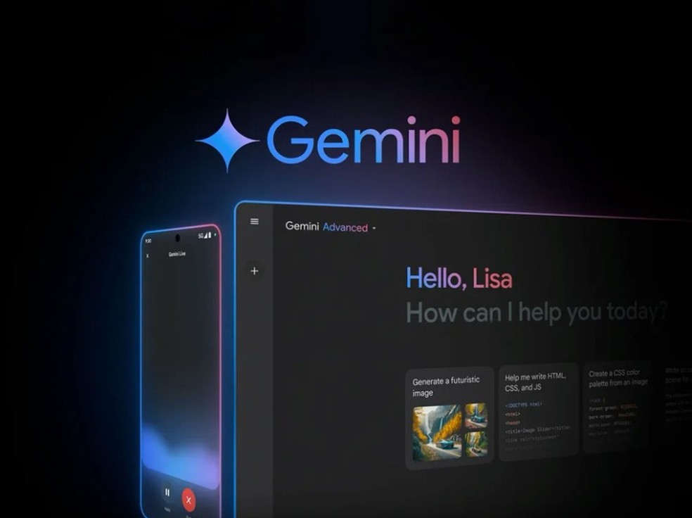 Gemini Advanced: ferramenta premium é útil para lidar com atividades mais complexas — Foto: Reprodução/Google