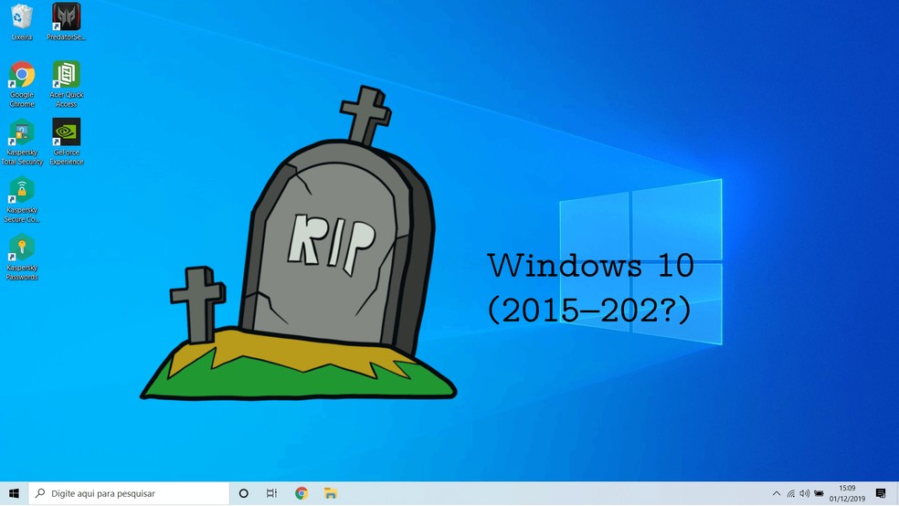 Fim do Windows 10? Sistema operacional tem dias contados; entenda — Foto: Reprodução/Microsoft (Editada)