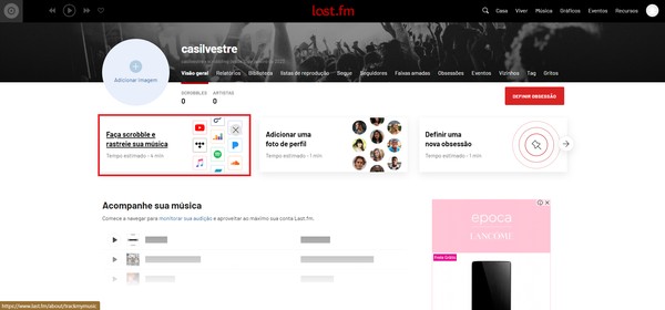 Last.fm: como rastrear músicas do Spotify na plataforma