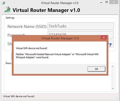 Danube is there clutch Virtual Router Manager | Software | TechTudo