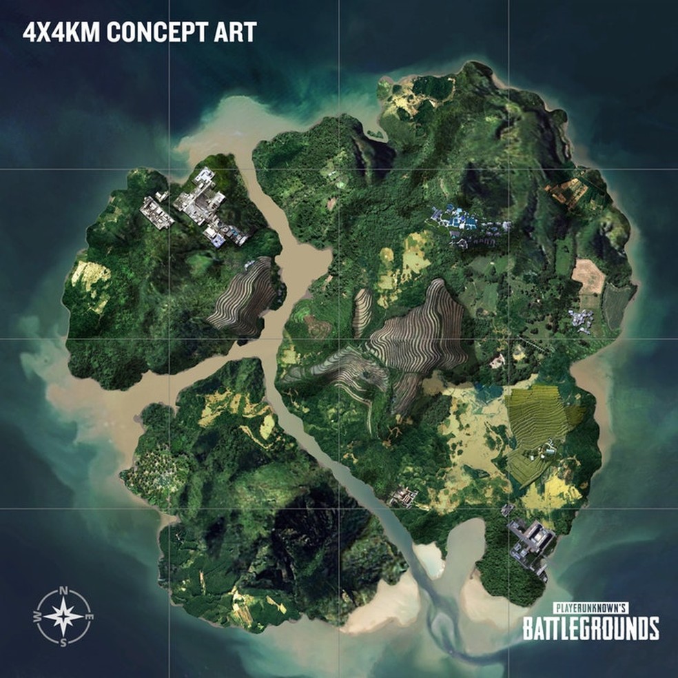 Mapa de PlayerUnknown's Battlegrounds inclui homenagem a Minas Gerais